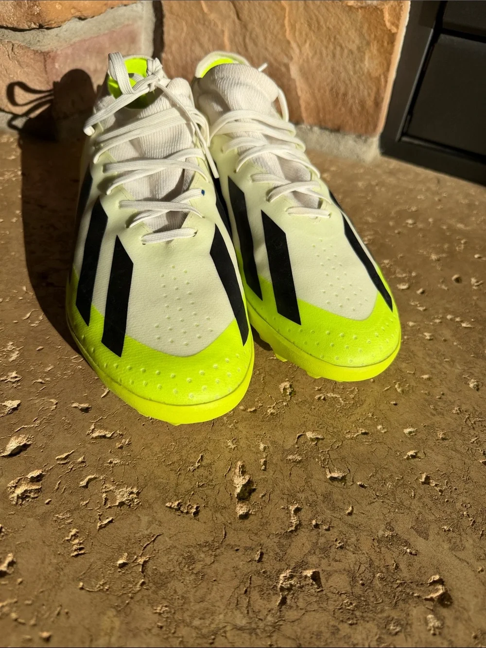 NWOT adidas X Crazyfast Men’s Soccer Turf Shoes - Neon size 10.5